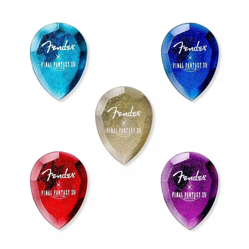 Fender X Final Fantasy XIV Crystal Shard Picks - 5-Pack