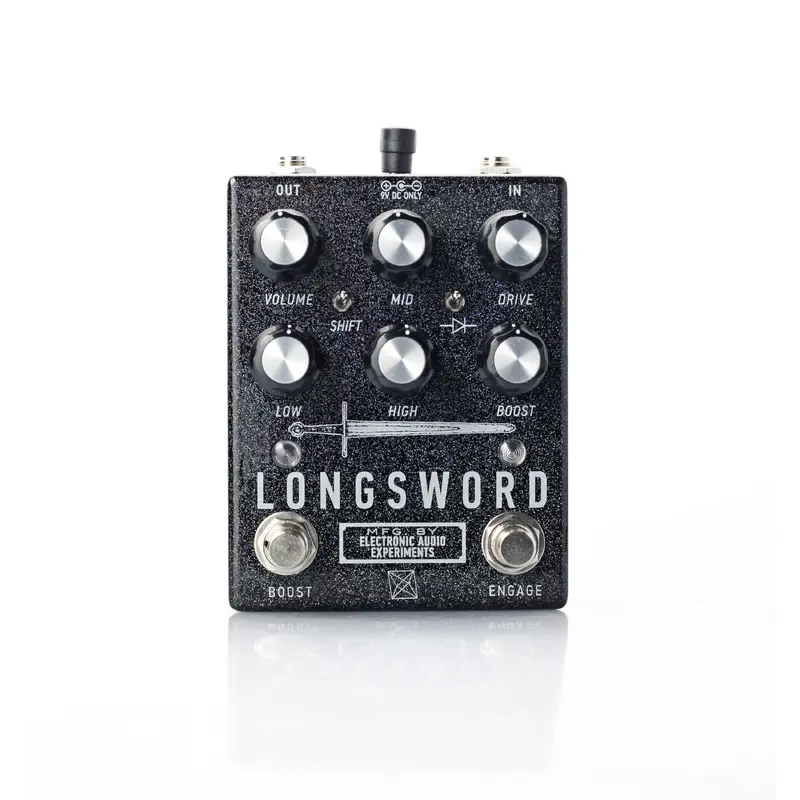 Electronic Audio Experiments Lonsword Op-Amp Overdrive Guitar Effects Pedal