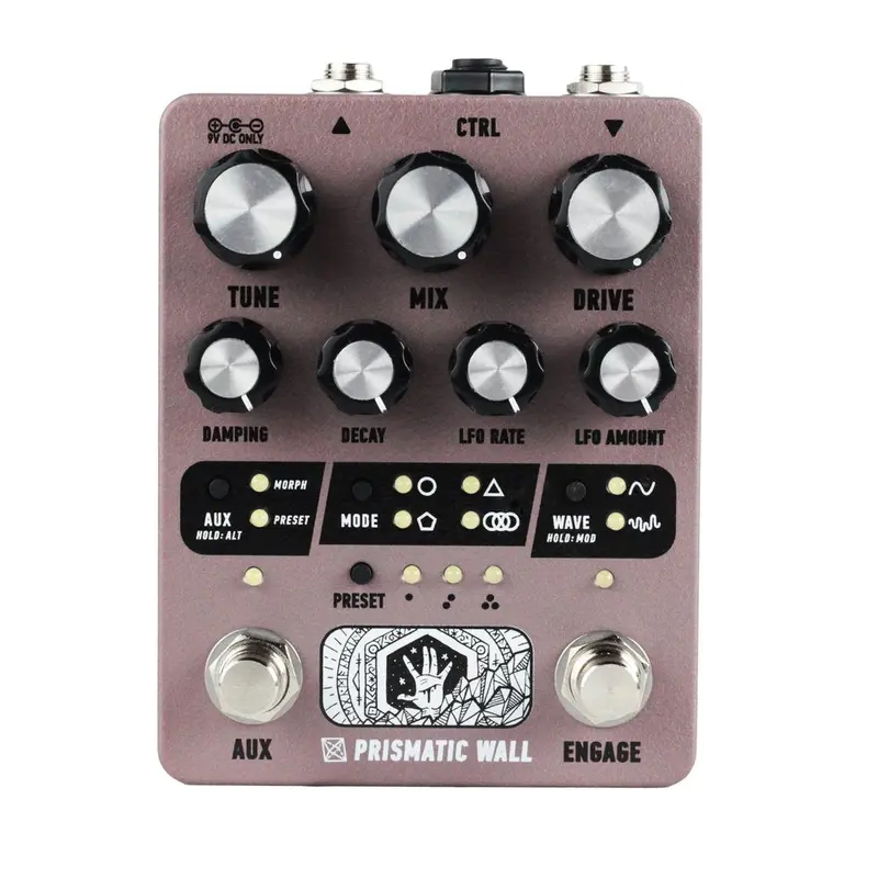 Electronic Audio Experiments Prismatic Wall Sympathetic Resonator Guitar Effects Pedal
