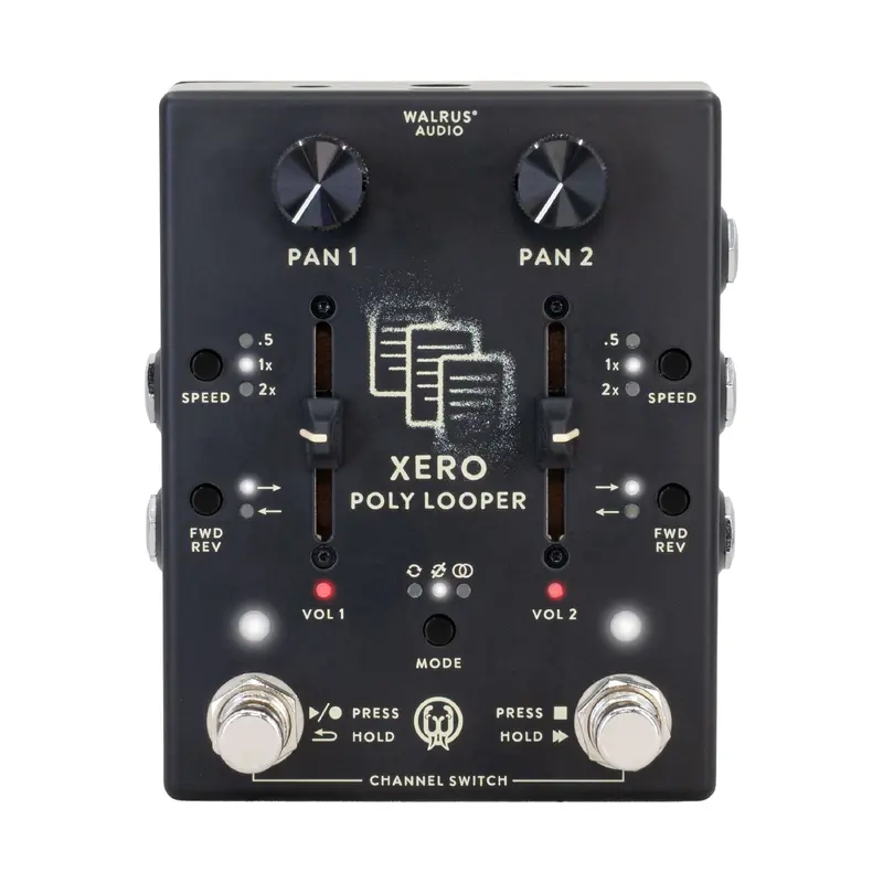 Walrus Audio Xero Polylooper Guitar Effects Pedal - Black