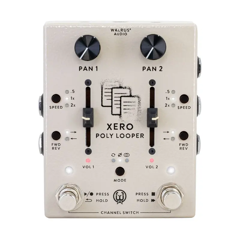 Walrus Audio Xero Polylooper Guitar Effects Pedal - Cream