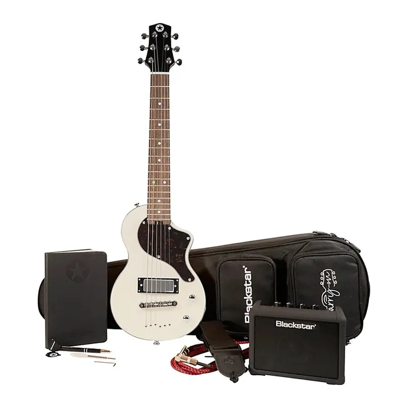 Blackstar Carry-On Deluxe Pack Electric Guitar - White - B-Stock