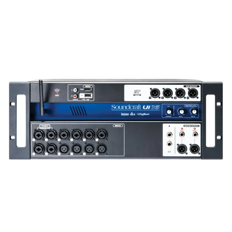 Soundcraft Ui16 Remote Controlled Rack Mount Digital Mixer