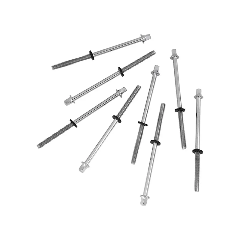 PDP by DW 8-Pack 12-24 Standard Tension Rods w/Nylon Washers 100mm