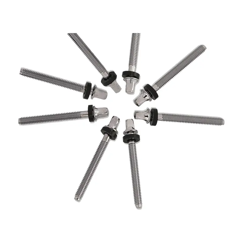 PDP by DW 8-Pack 12-24 Standard Tension Rods w/Nylon Washers 50mm PDAXTRS5008