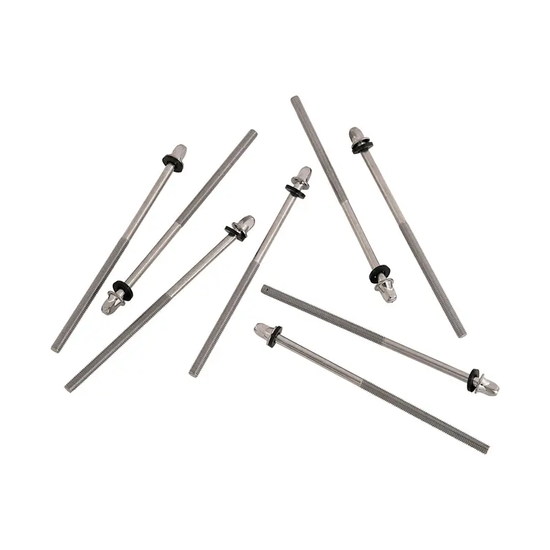 PDP by DW 8-Pack True Pitch Tension Rods w/Nylon Washers 110mm