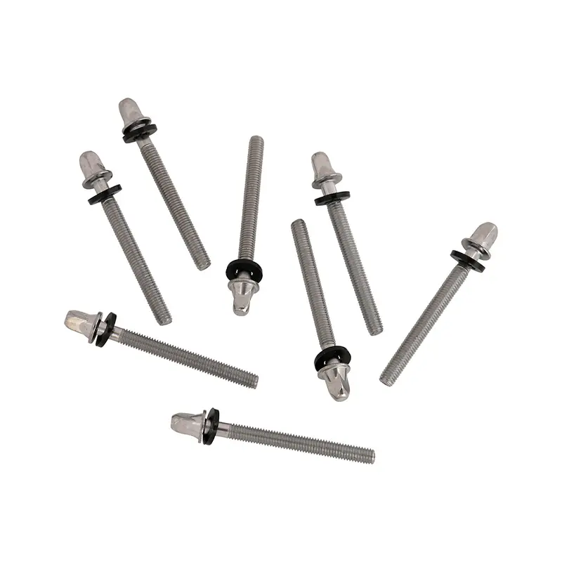 PDP by DW 8-Pack True Pitch Tension Rods w/Nylon Washers 50mm