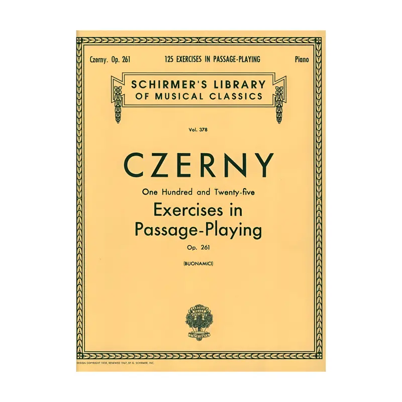 Czerny 125 Exercises in Passage Playing, op. 261