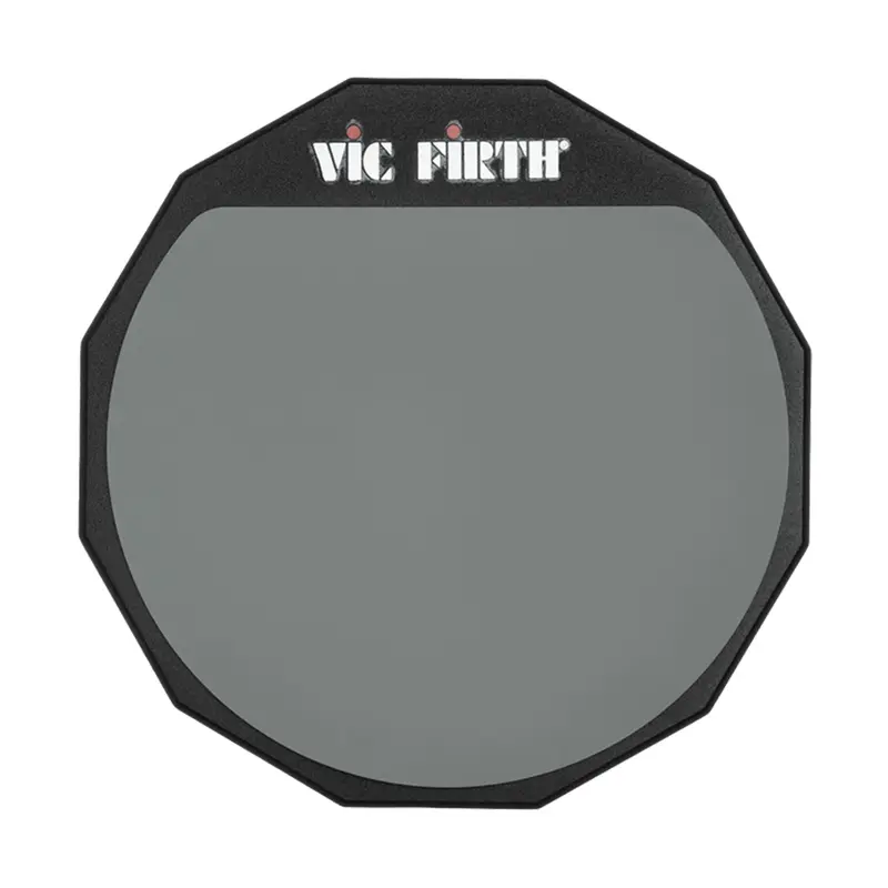 Vic Firth VFPAD12D 12" Double-Surface Practice Pad w/ Soft Rubber / Hard Rubber Surface