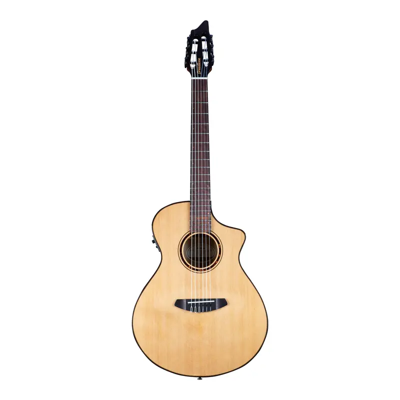 Breedlove Eco Pursuit Exotic S Concert Ce Nylon String Acoustic-Electric Guitar  - Natural Top / Amber