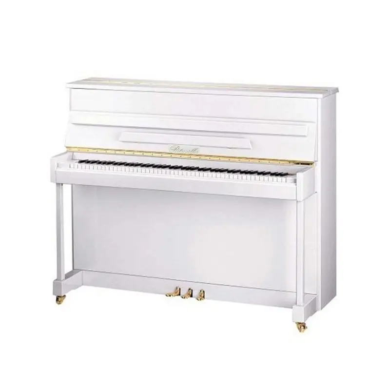 Ritmller UP110R2 43" Upright Piano -  Polished White