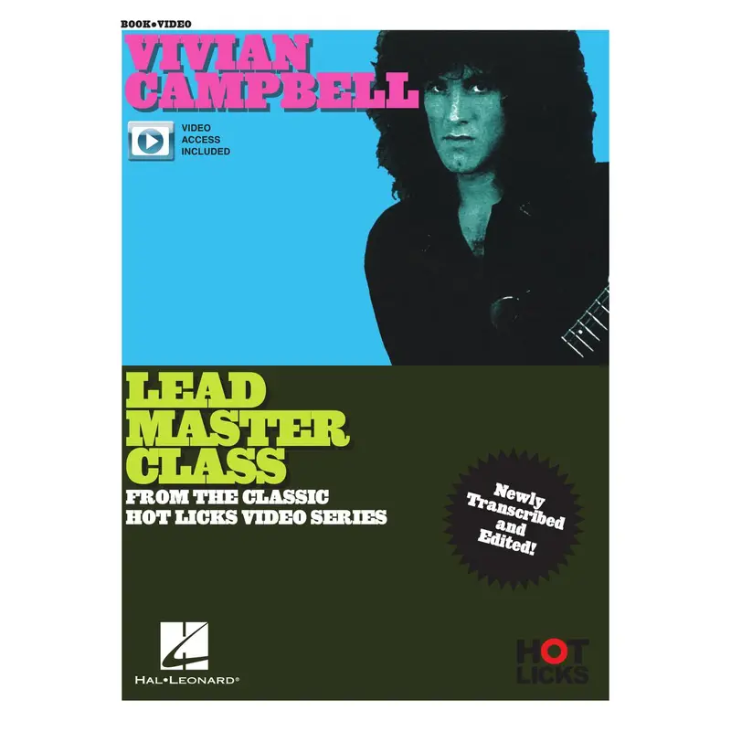 Vivian Campbell Lead Guitar Master Class - From the Classic Hot Licks Video Series