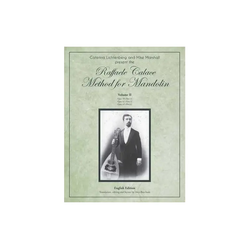 The Raffaele Calace Method for Mandolin - Volume II, English Edition