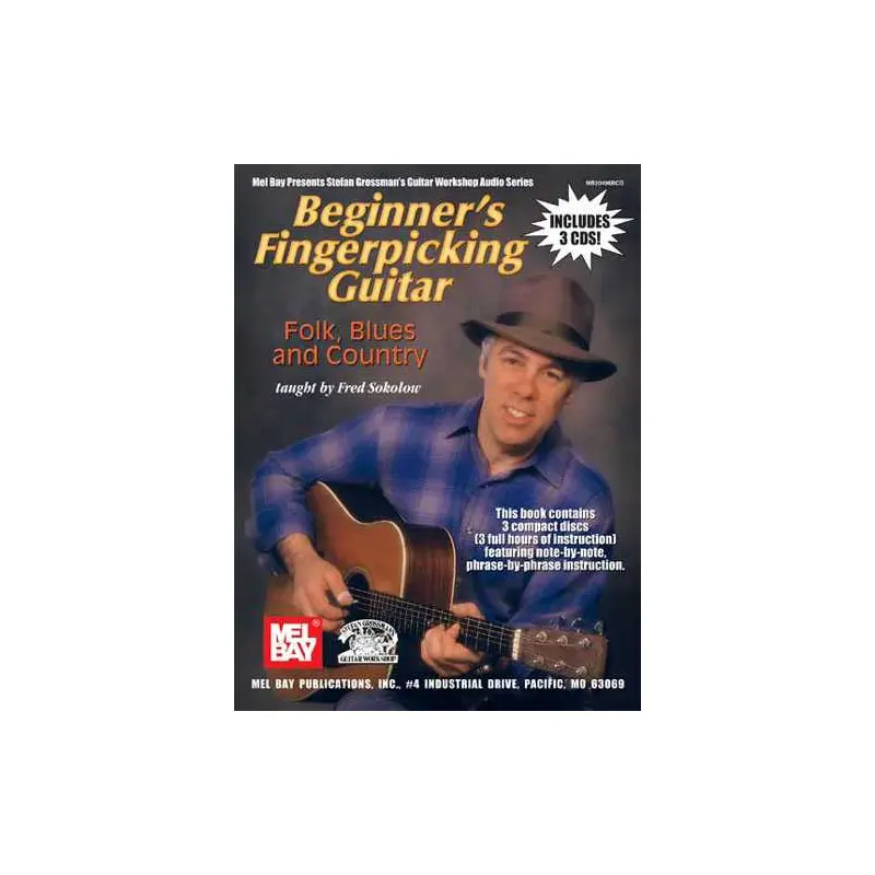 Beginner's Fingerpicking Guitar: Folk, Blues and Country
