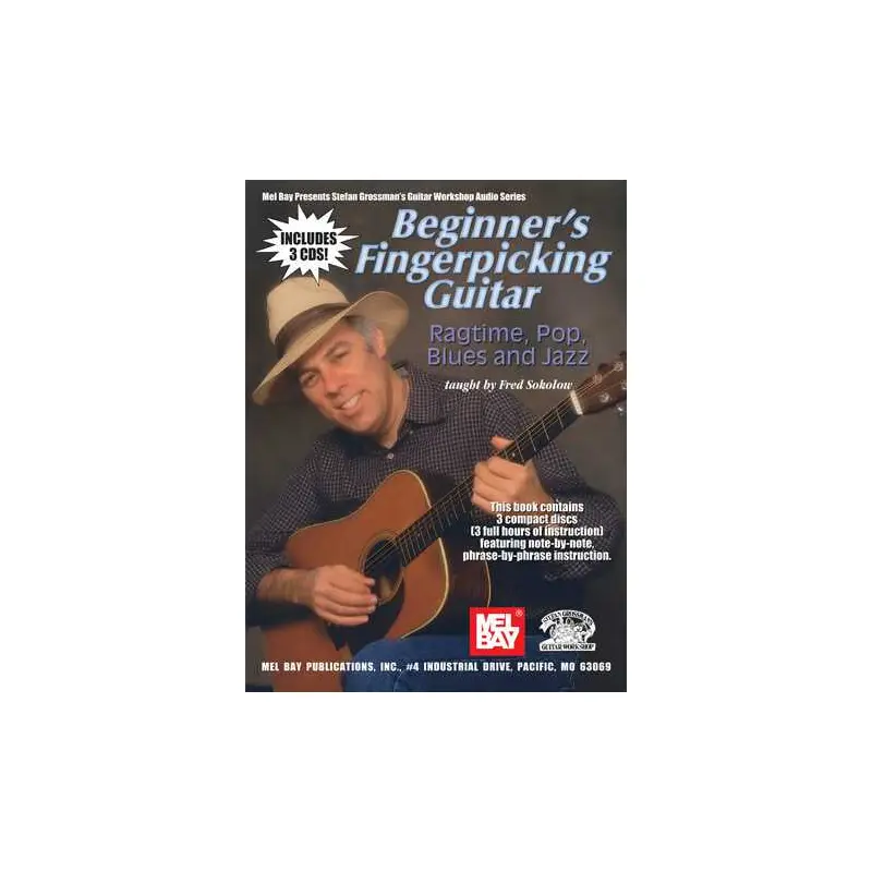 Beginner's Fingerpicking Guitar: Ragtime, Pop, Blues and Jazz