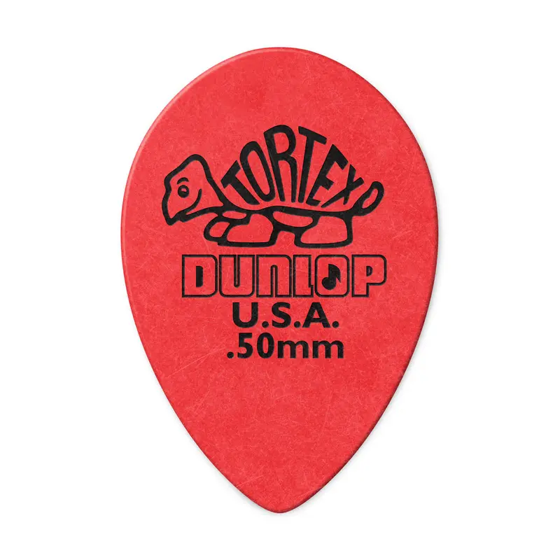 Dunlop Tortex Small Teardrop Pick - 0.50m - Orange (36-pack)