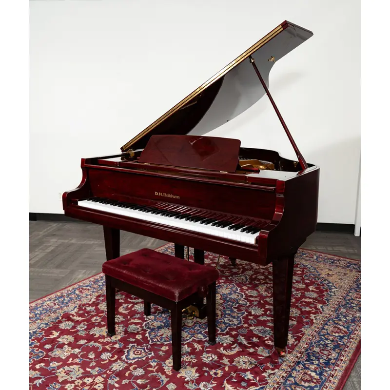 D.H. Baldwin C142 Grand Piano | Polished Cherry | SN: 51780 | Used