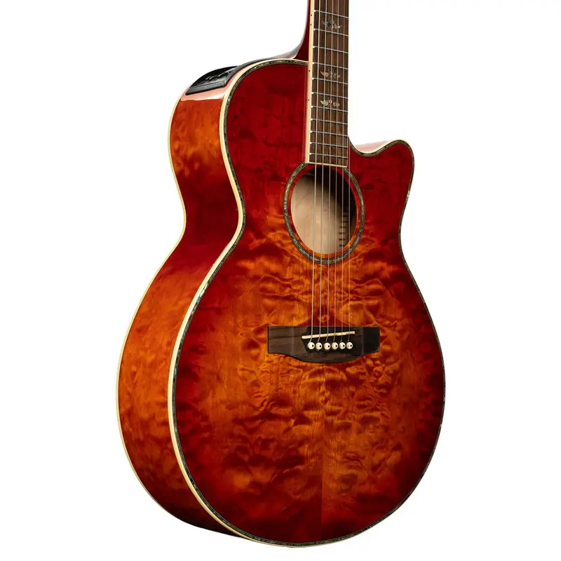 Pre-Owned Takamine EG404C Flame Maple Acoustic-Electric Guitar | Used