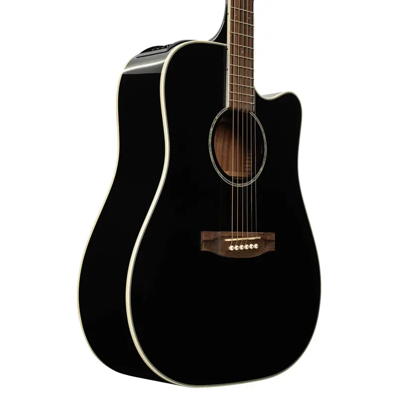 Pre-Owned Takamine EG341SC Black Acoustic-Electric Guitar | Used