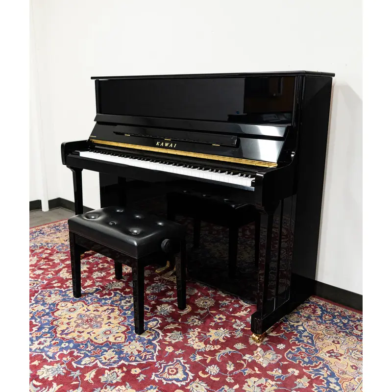 Kawai 48 K-3 Upright Piano | Polished Ebony | SN: 2629747 | Used