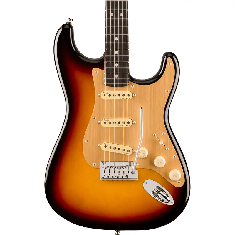 Fender American Ultra II Stratocaster Electric Guitar - Ebony Fingerboard, Ultraburst | New