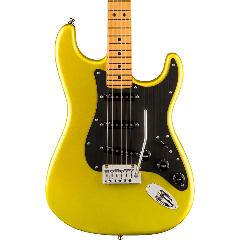 Fender American Ultra II Stratocaster Electric Guitar - Maple Fingerboard, Solar Flare | New