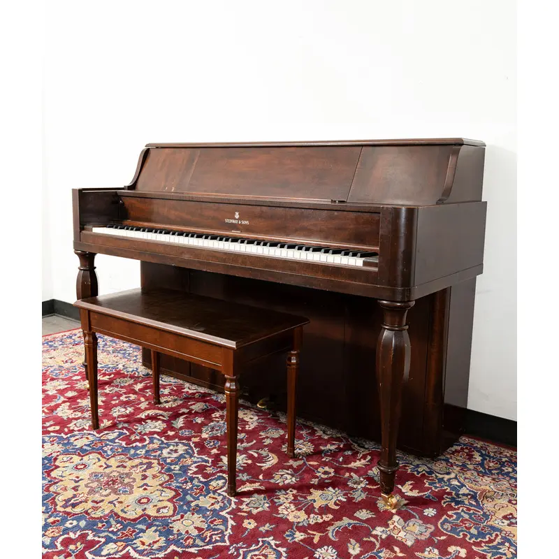 Steinway Model 40 Upright Piano | Satin Mahogany | SN: 300057 | Used