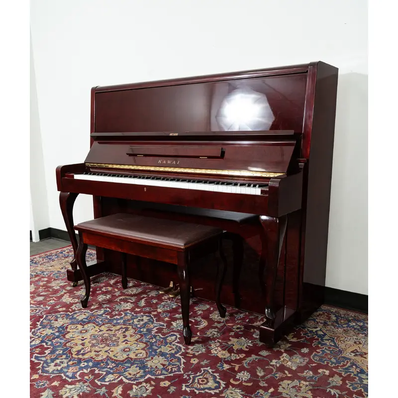Kawai KL-705 Upright Piano | Dark Polished Walnut | SN: M1188597 | Used
