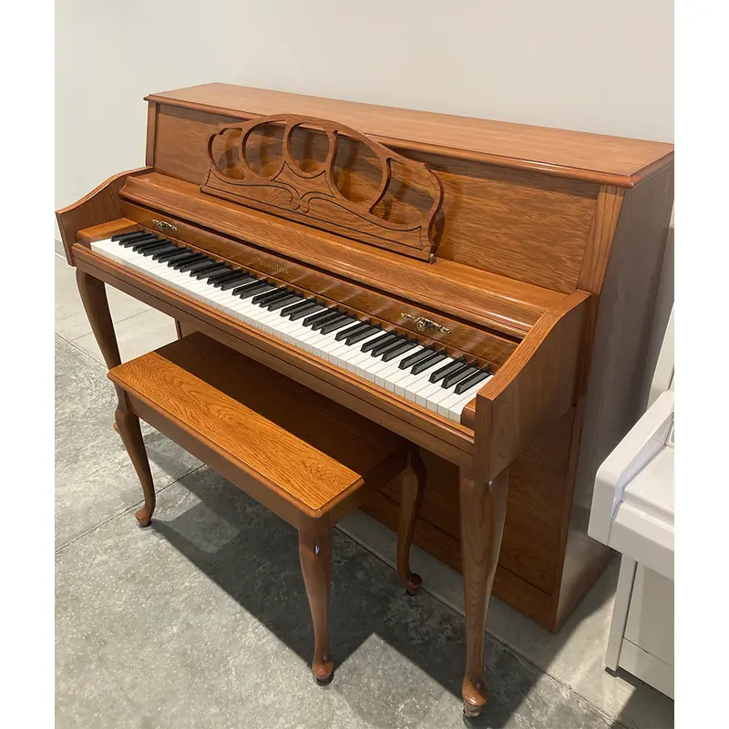 Wurlitzer 2277A Spinet Piano | Satin Oak | SN: 2820054 | Used