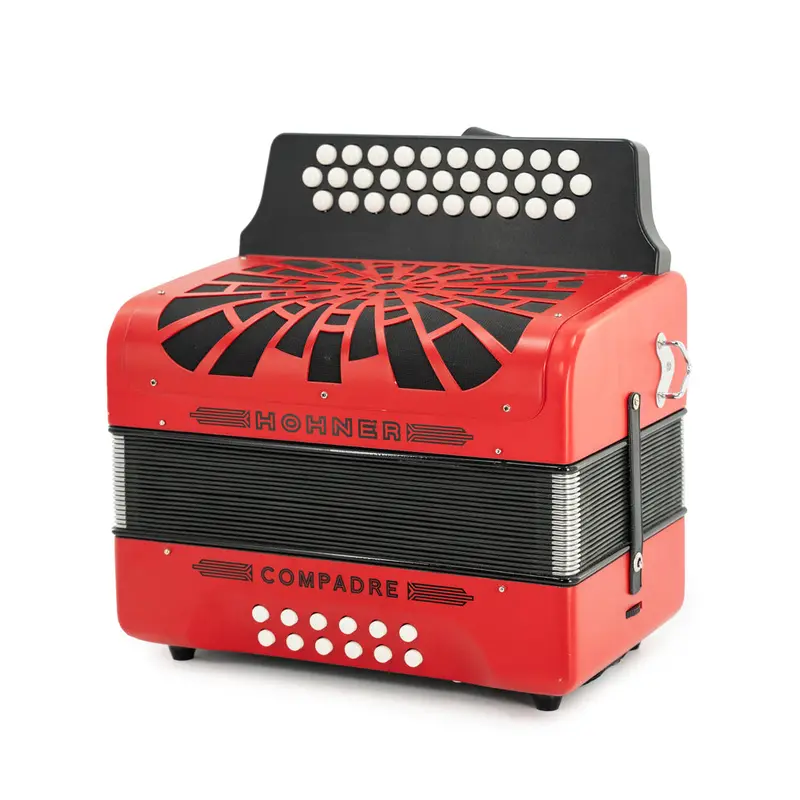 Hohner Compadre COFR FBbEb Button Accordion - Red | Used