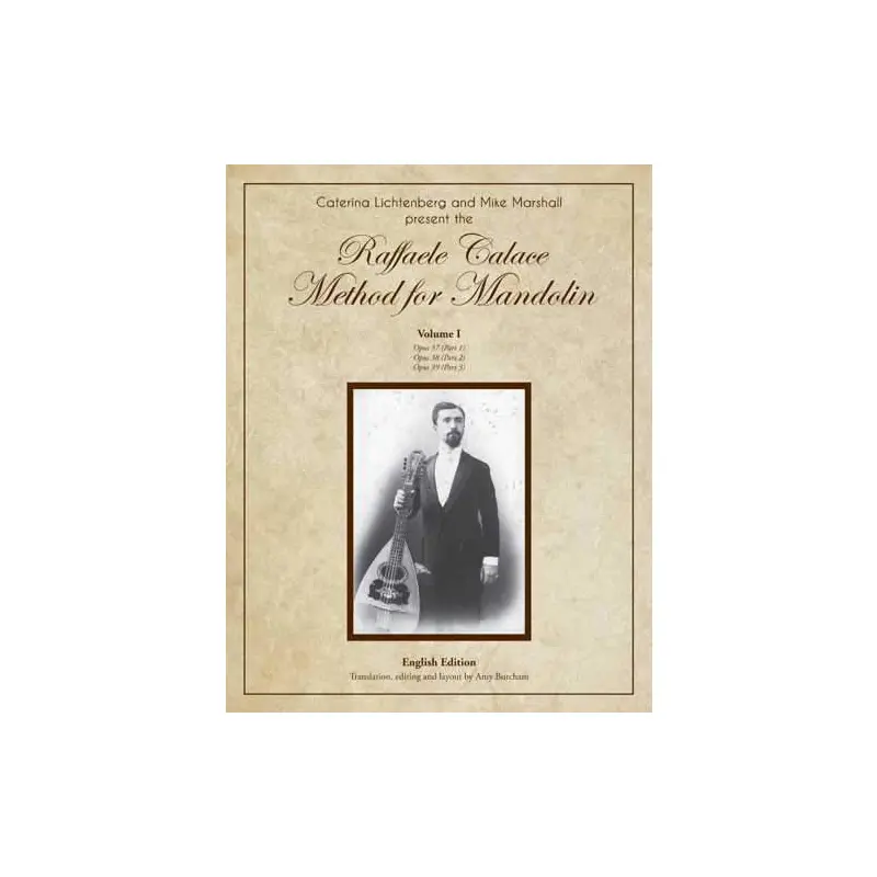 The Raffaele Calace Method for Mandolin - Volume I, English Edition