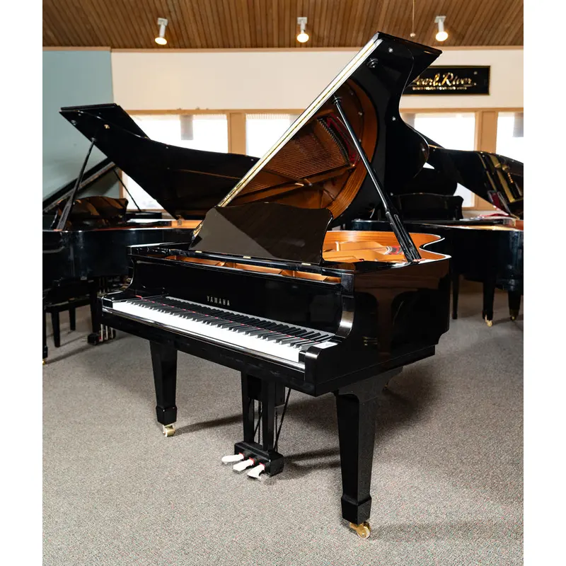 2001 Yamaha C3 6'1" Grand Piano | Polished Ebony | Mint Condition | SN: 5930313 | Used