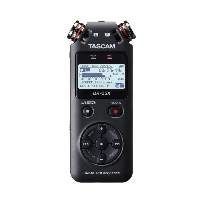 Tascam DR-05X Stereo Handheld Digital Audio Recorder & USB Audio Interface