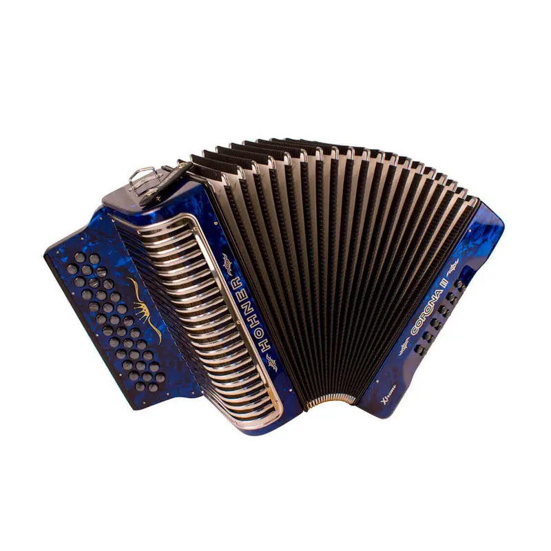 Hohner CXGBL Corona II Xtreme GCF Accordion - Dark Blue