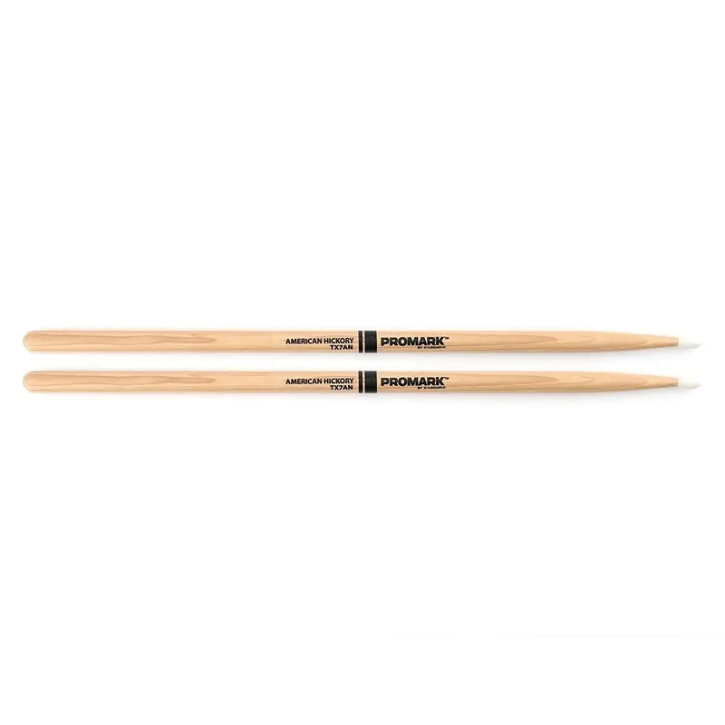 Promark TX7AN American Hickory Nylon Tip, Single Pair