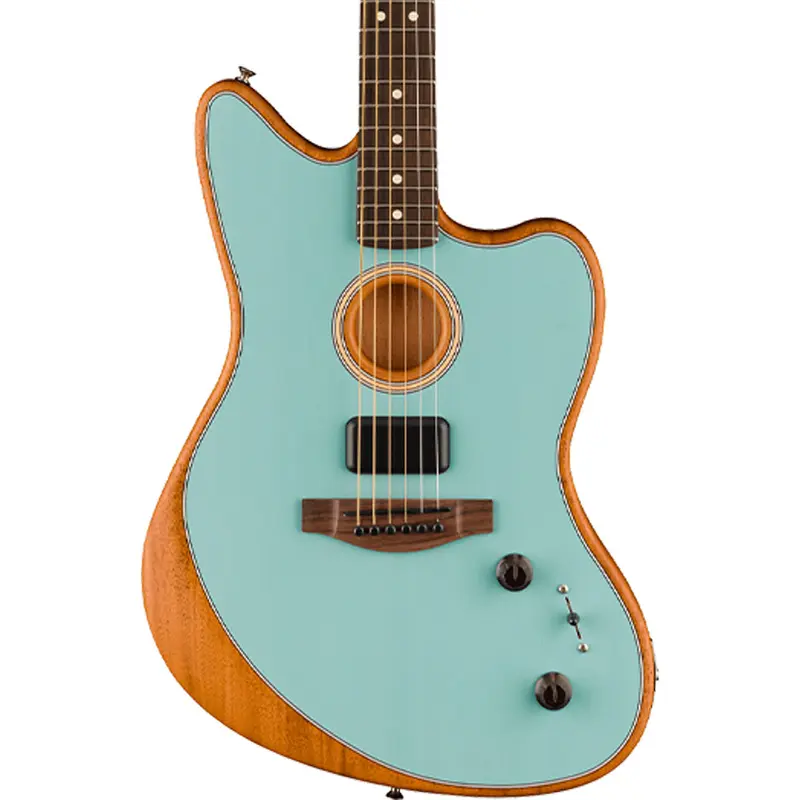 Fender Acoustasonic Player Jazzmaster, Rosewood Fingerboard - Ice Blue