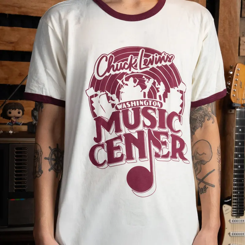 Chuck Levin's Ringer Band T-Shirt - Red
