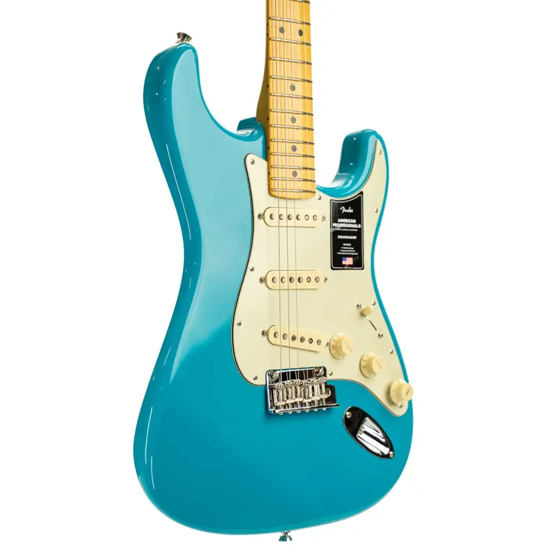 Fender American Professional II Stratocaster, Maple Fingerboard - Miami Blue