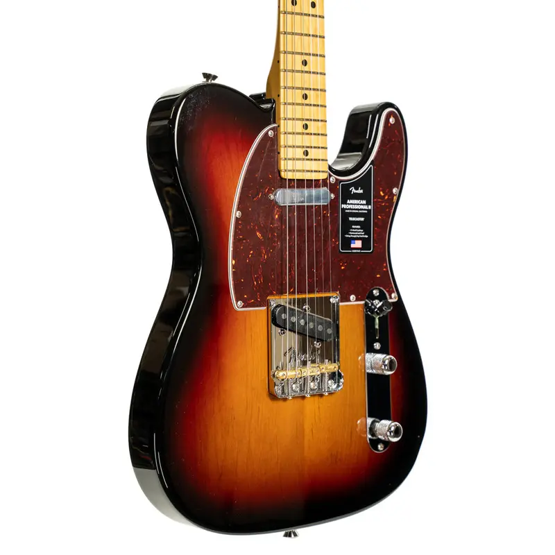 Fender American Professional II Telecaster, Maple Fingerboard - 3-Color Sunburst