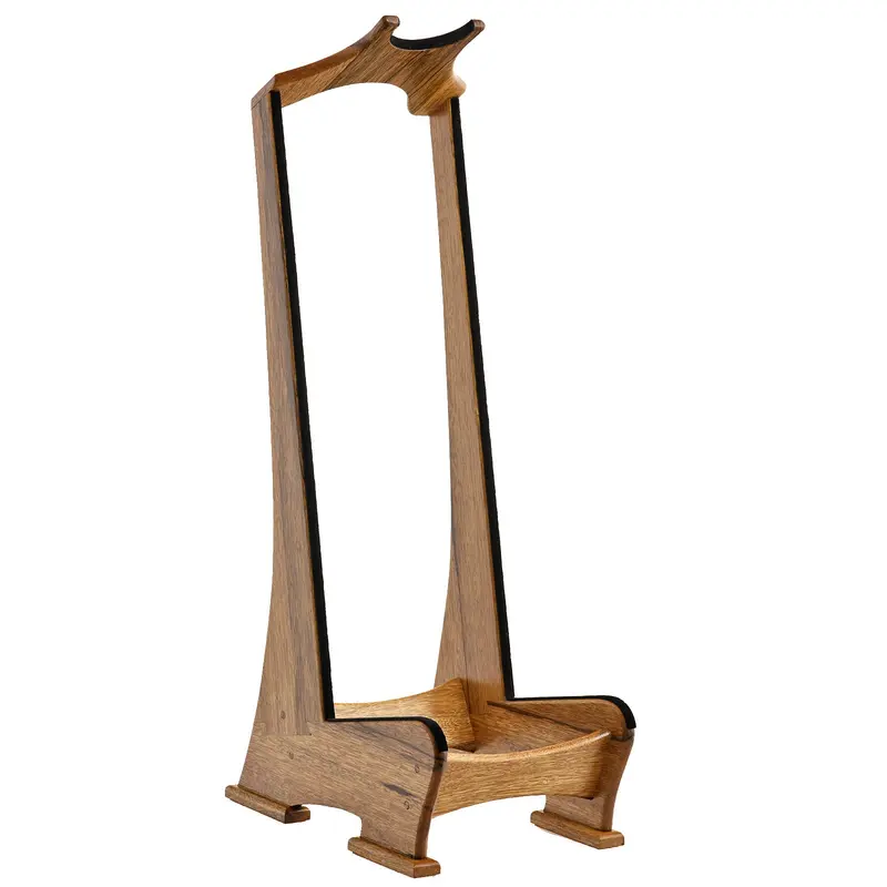 Lee Murdock Studio Guitar Stand, Black Limba