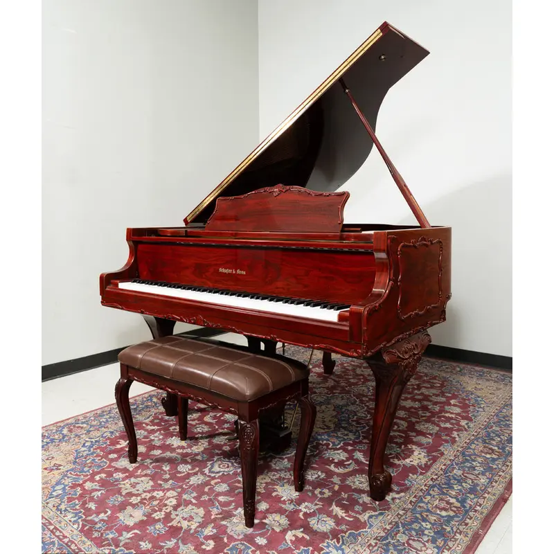 1987 Schafer & Sons SS-51A Grand Piano | Mahogany Polish | SN:8703156 | Used