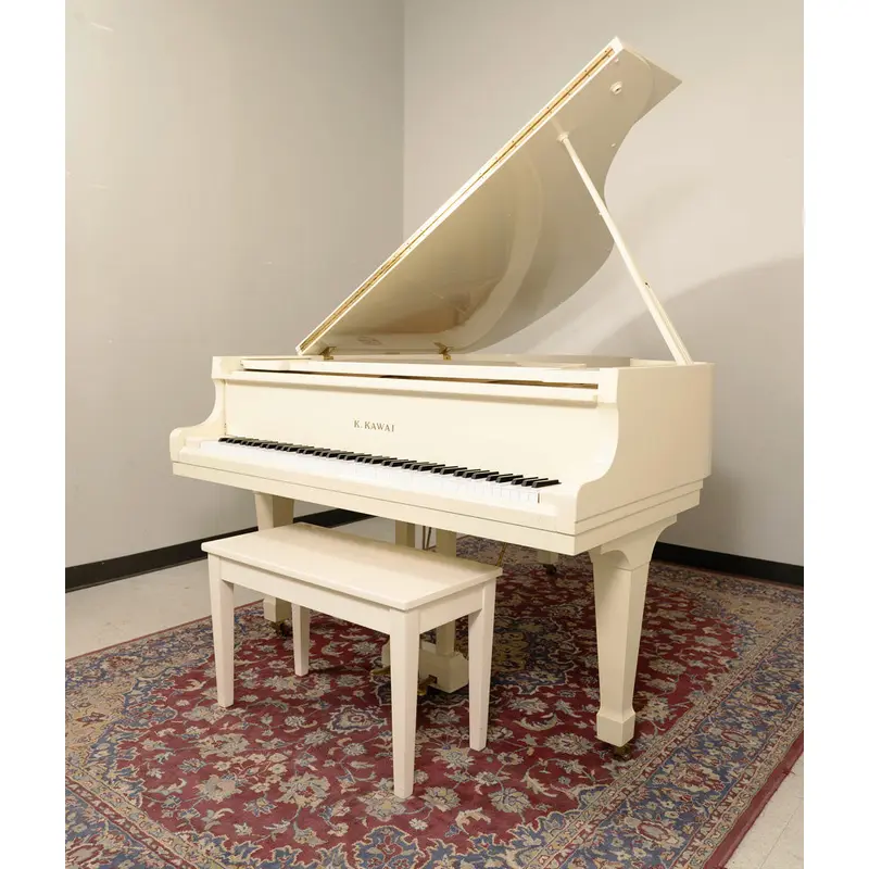1981 Kawai 5'9" KG-2C Grand Piano | Ivory Polish | Used