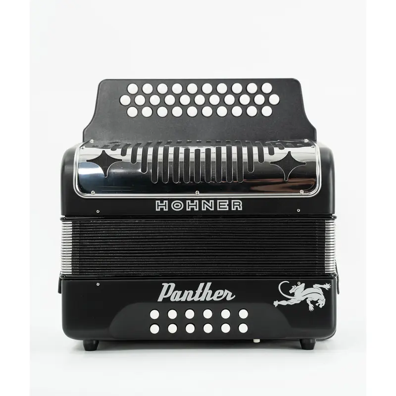 Pre-Owned Hohner Panther GCF Accordion 3-Row Diatonic Accordion | Used