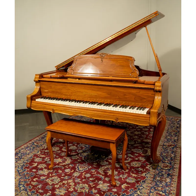 Mason & Hamlin 5'8" Model A Grand Piano | Polished Walnut | SN: 41447 | Used