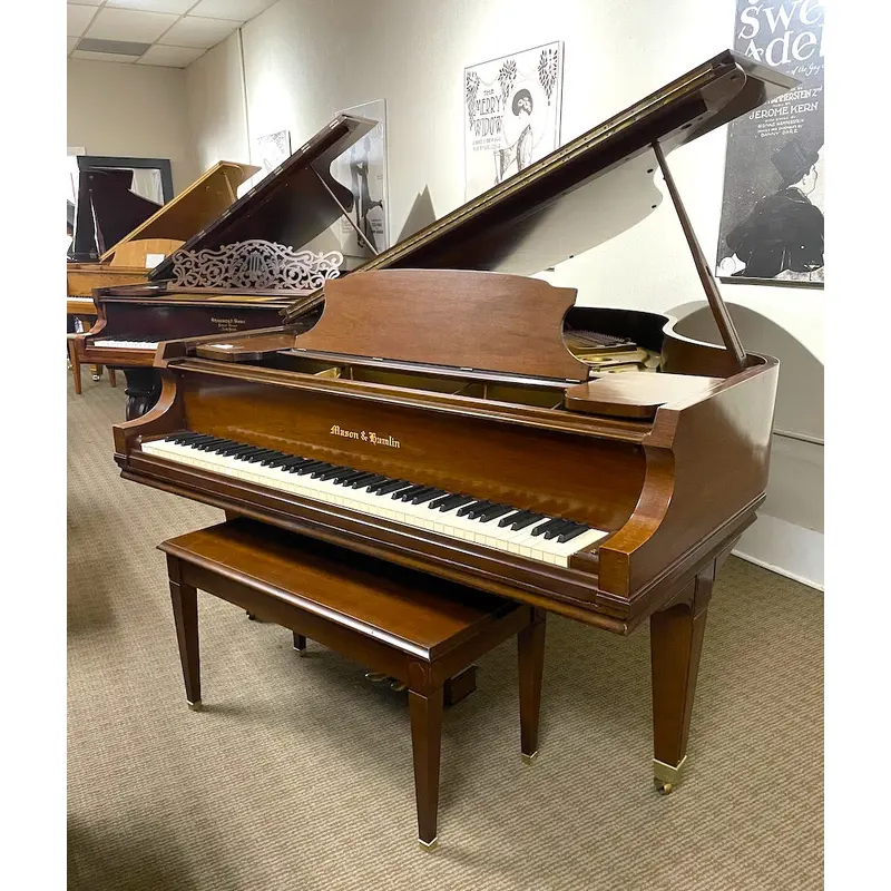 Mason & Hamlin 5'8.5" Model A Grand Piano | Polished Mahogany | SN: 87506 | Used