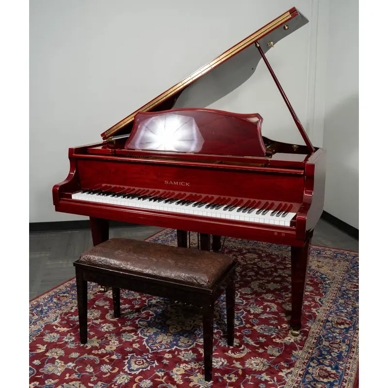 Samick SG-140C 4'9 Baby Grand Piano | Polished Mahogany | Used