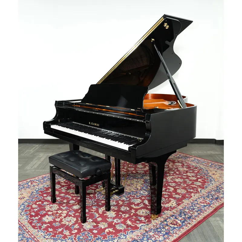 Kawai 6'2" GX-3 BLAK Series Conservatory Grand Piano | Polished Ebony