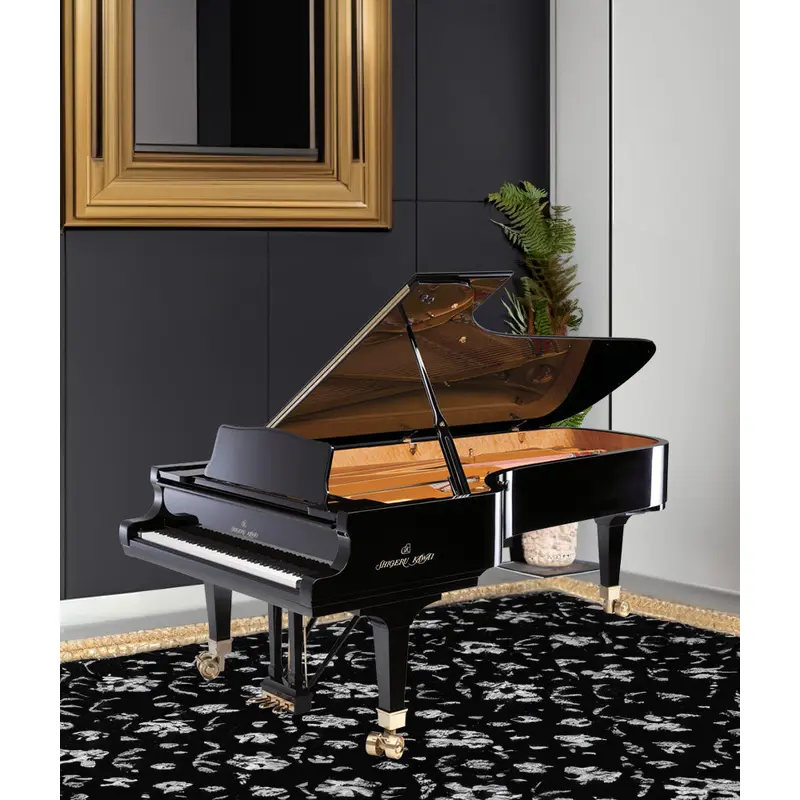 Shigeru Kawai 76 SK-7 Semi-Concert Grand Piano | Polished Ebony