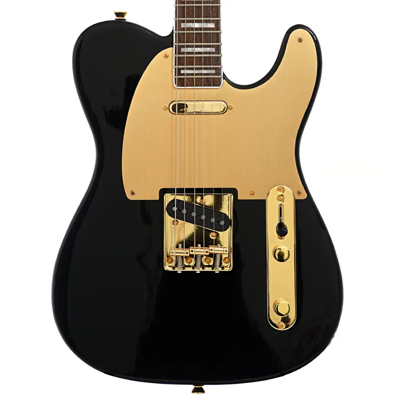 Squier 40th Anniversary Telecaster, Gold Edition, Black