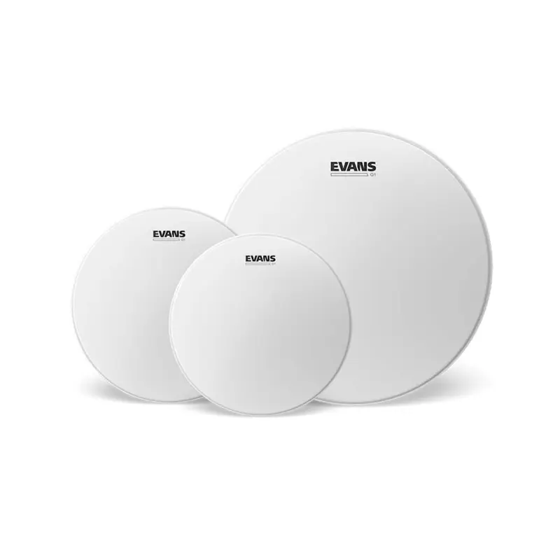 Evans G1 Coated Fusion Tom Drumhead Pack, 10 inch, 12 inch, 14 inch